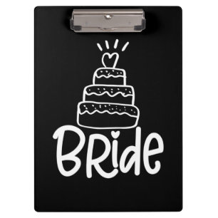Wedding Gifts Bride Bachelorette Party Clipboard