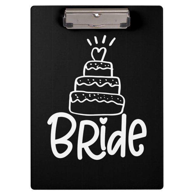 Wedding Gifts | Bride Bachelorette Party Clipboard (Front)