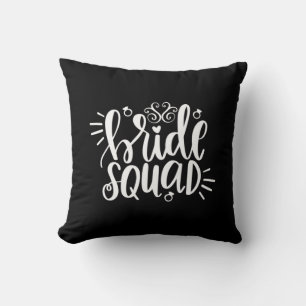 Wedding Gifts Bride Squad Cushion