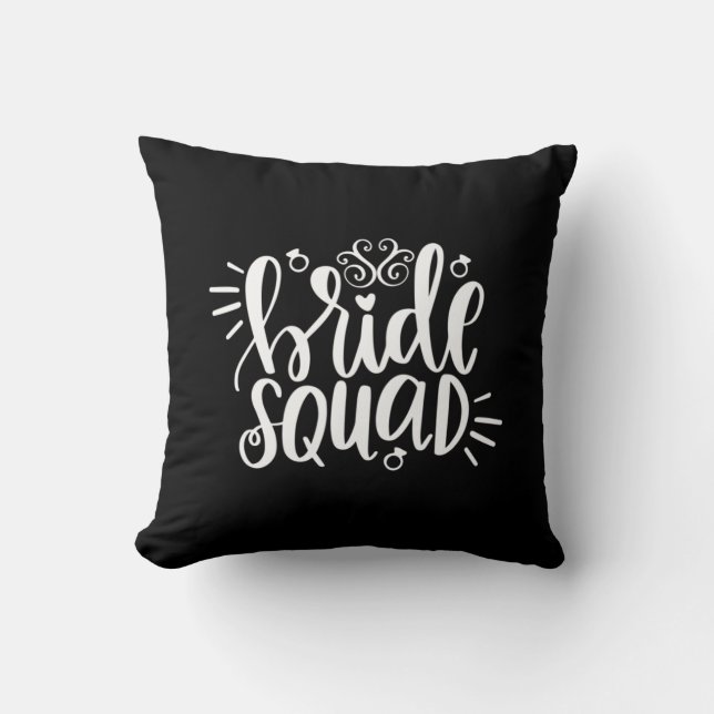 Wedding Gifts | Bride Squad Cushion (Front)