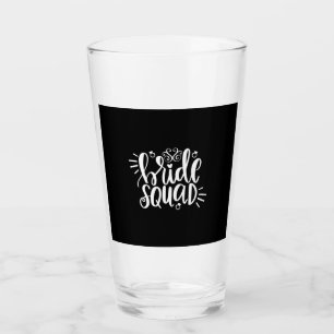 Wedding Gifts Bride Squad Glass