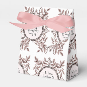 Wedding Gifts & Favour, Dusty Pink Victorian Style Favour Box