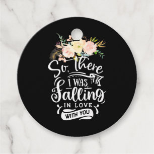Wedding Gifts I Was Falling In Love With You Favour Tags