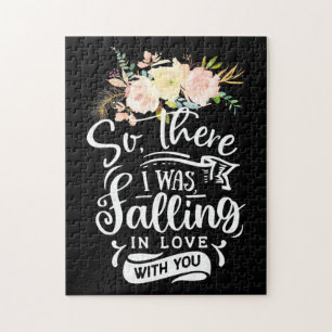 Wedding Gifts   I Was Falling In Love With You Jigsaw Puzzle