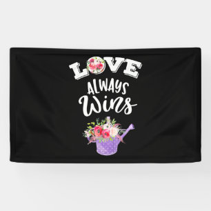 Wedding Gifts Love Always Win Banner