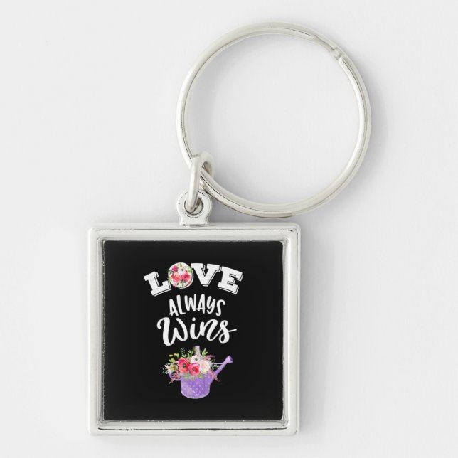 Wedding Gifts | Love Always Win Key Ring (Front)