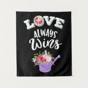 Wedding Gifts Love Always Win Tapestry