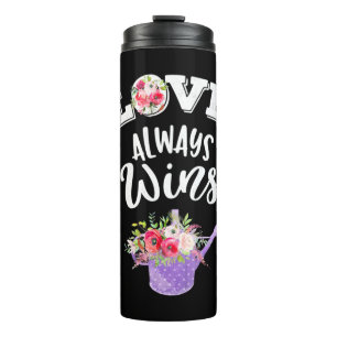Wedding Gifts Love Always Win Thermal Tumbler