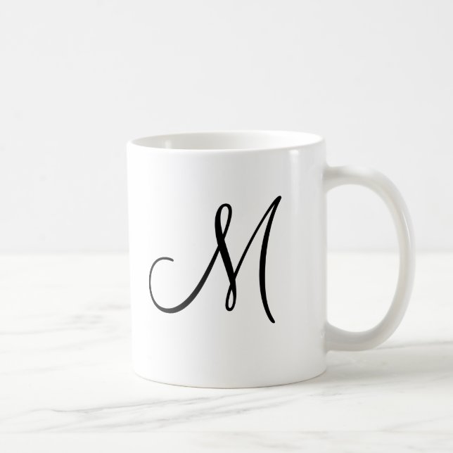 Wedding Gifts Mug Monograms (Right)