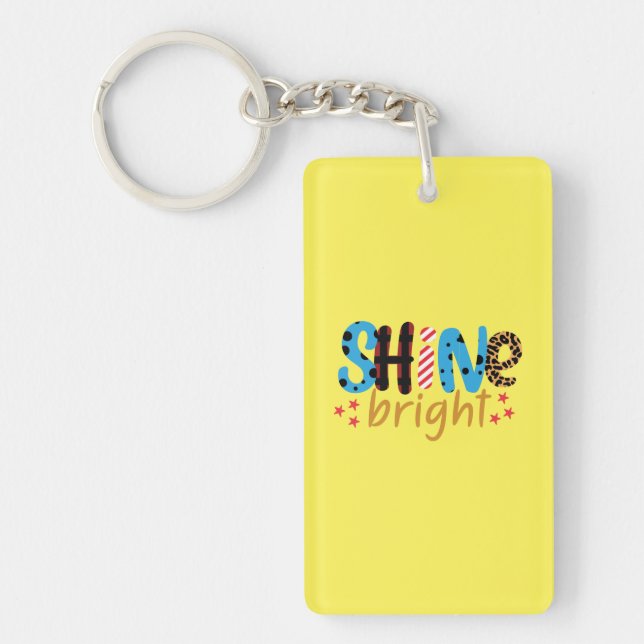 Wedding Gifts | Shine Bright Key Ring (Front)