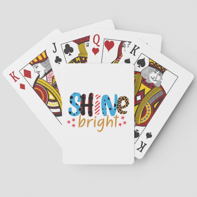 Wedding Gifts | Shine Bright Playing Cards (Back)