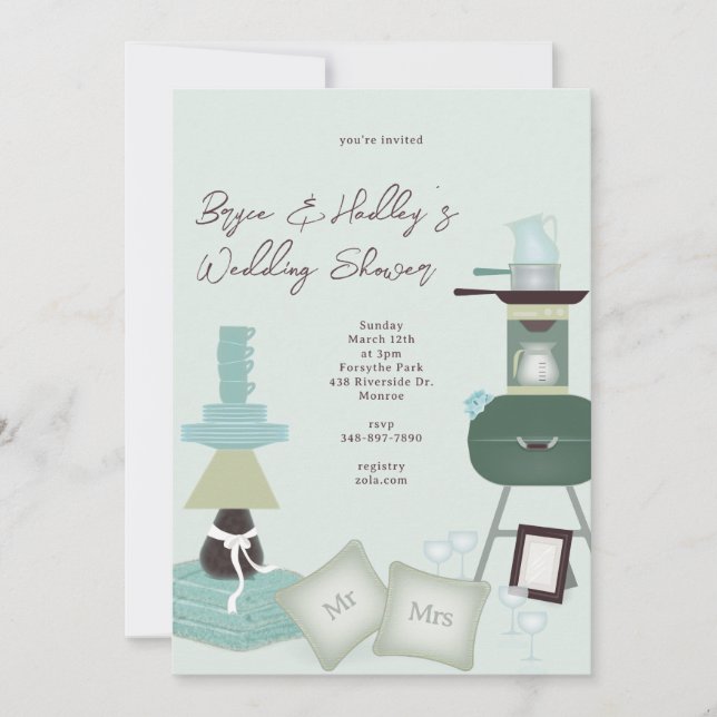 Wedding Gifts Shower Invitation (Front)