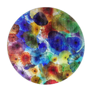 Wedding gifts Stained Glass designer Cutting Board