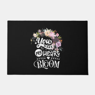 Wedding Gifts You Make My Heart Bloom Doormat