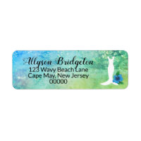 Wedding Gown Beach Themed Bridal Shower