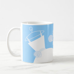 Wedding Gown Blue 'Bridesmaid' Coffee Mug