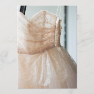 Wedding Gown for Bridal Shower or Thank You Card