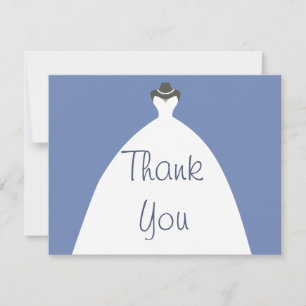 Wedding Gown Thank You Card