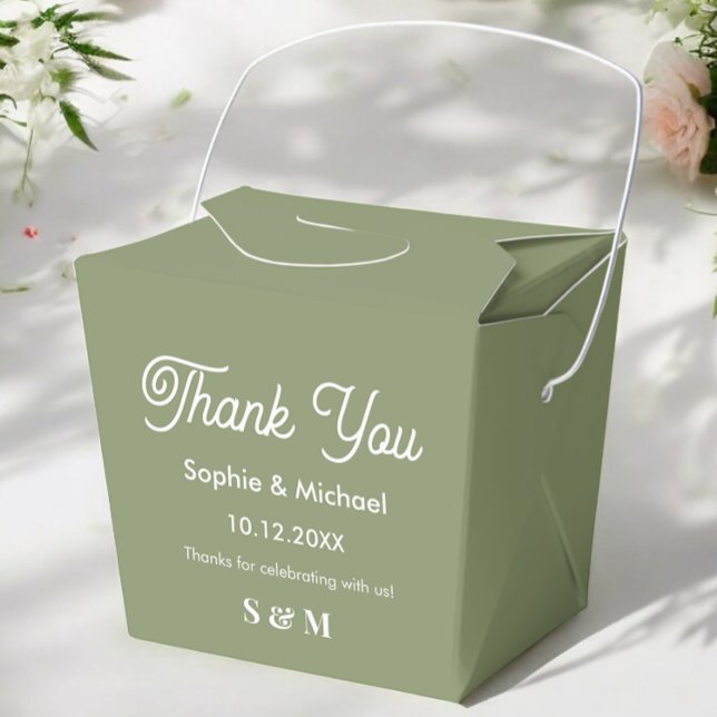 Wedding Green Bride Groom  Favour Box (Creator Uploaded)