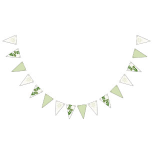 Wedding Green Chic  Bunting