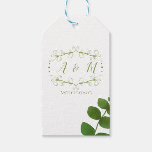 Wedding Green Chic Gift Tags