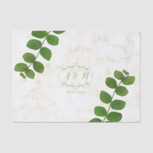 Wedding Green Chic Tissue Paper