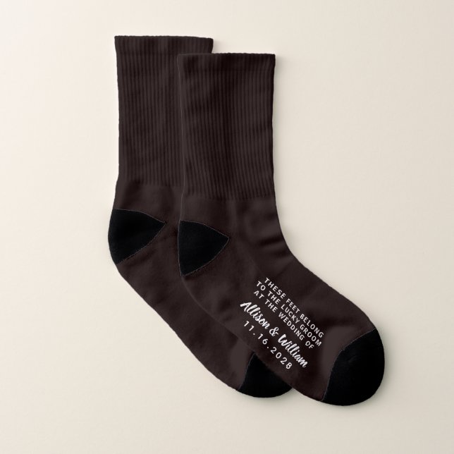 Wedding Groom Funny Socks (Pair)