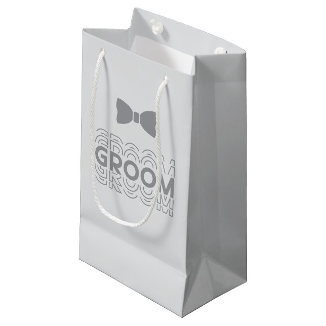 Wedding Groom Gift Bag (Front Angled)