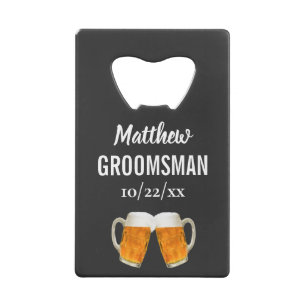 Wedding Groomsman Bachelor Party Favour Beer