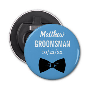Wedding Groomsman Bachelor Party Favour Bow Tie Bo Bottle Opener
