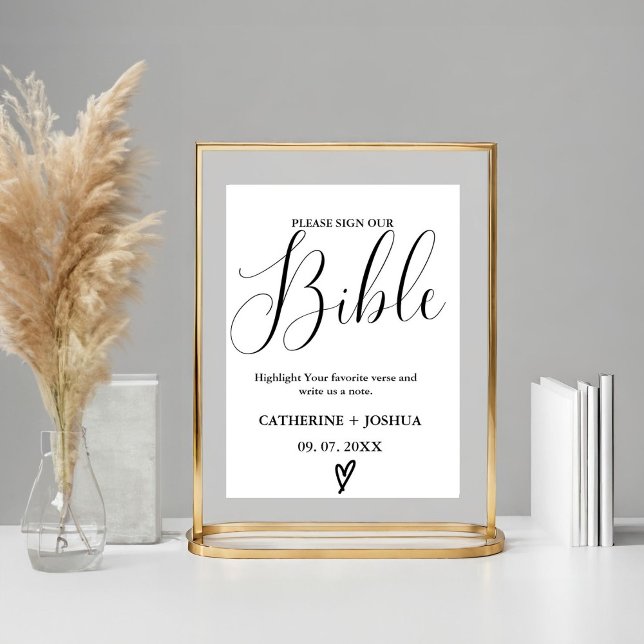 Wedding Guest board sign,  bible guestbook sign (Creator Uploaded)