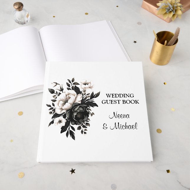 Wedding Guest Book (Front Open)
