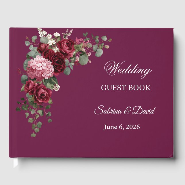 Wedding Guest Book (Front)