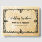 Wedding Guest Book Halloween Gothic Style