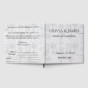 Wedding Guest Book Personalised Memory Keepsake