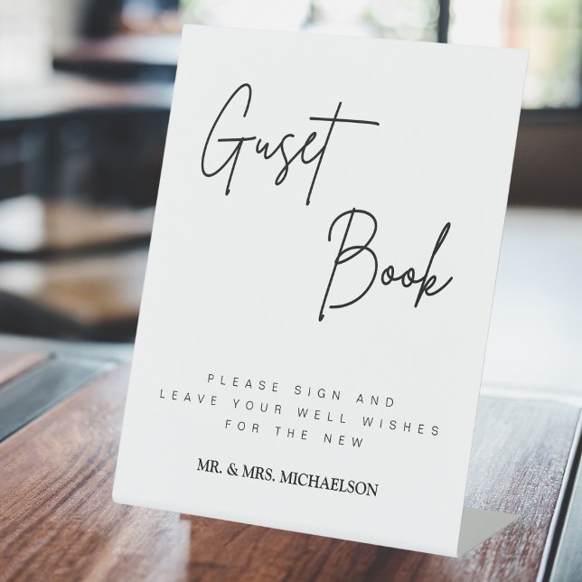 Wedding Guest Book Sign | Wedding Reception Sign (Creator Uploaded)
