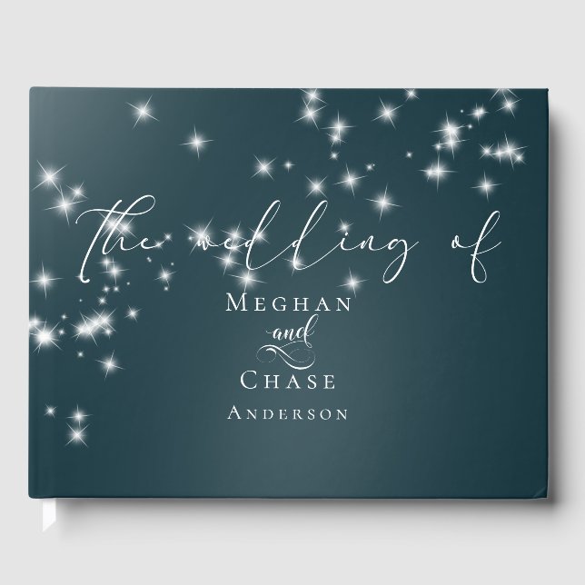 Wedding Guest Book |Starry Night (Front)