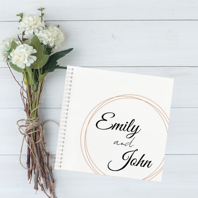 Wedding Guest Book with Terracotta Circle (Creator Uploaded)