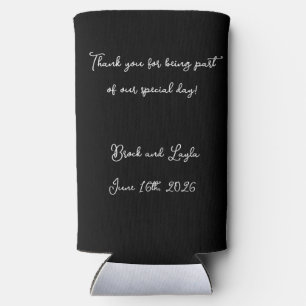 WEDDING GUEST FAVORS SELTZER CAN COOLER