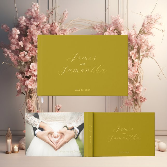 Wedding Guest Foil Notebook | Dark Yellow Book (Creator Uploaded)