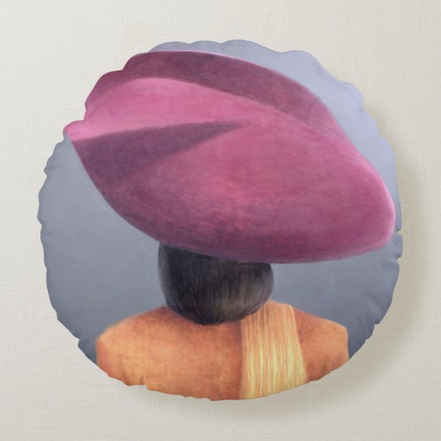 Wedding Guest Round Cushion (Front)