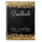 Wedding Guestbook Party Sparkles Gold