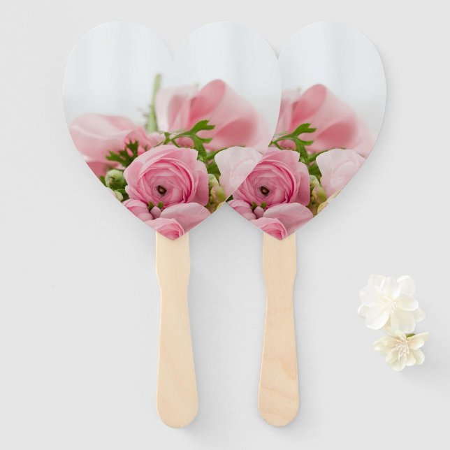 Wedding Hand Fans (Front and Back)