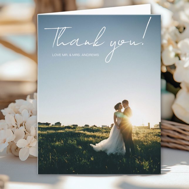Wedding Handwritten Thank you 3 Photos (Wedding Handwritten Thank you 3 Photos)