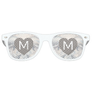 Wedding Heart Sunglasses Add Your Monogram