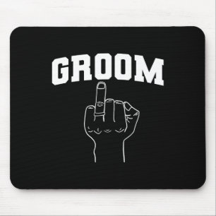Wedding Honeymoon Bachelor Finger Ring Hub Mouse Pad