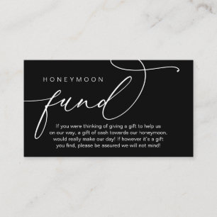 Wedding Honeymoon Fund, Gifts in Cash Wishing Well Enclosure Card