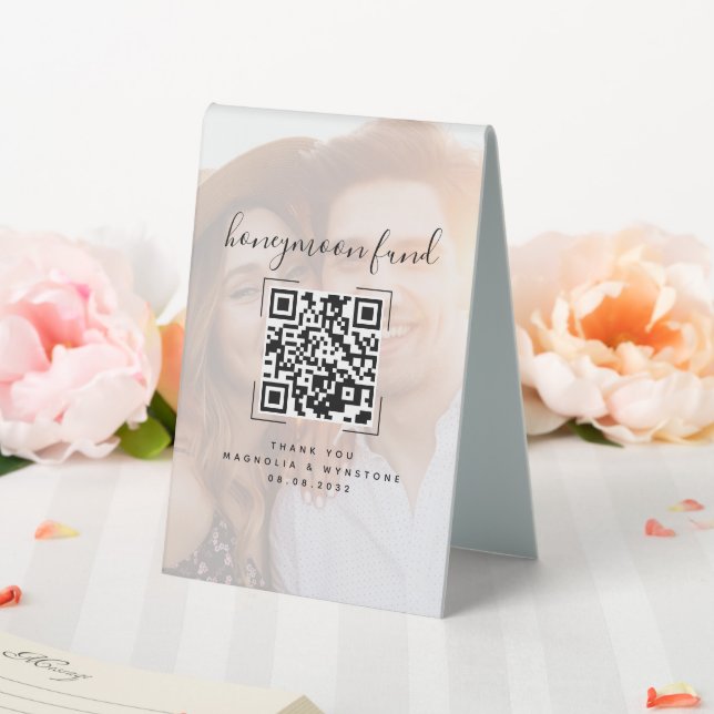 Wedding Honeymoon Fund QR Code Photo (In SItu (Wedding))