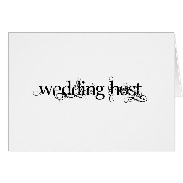 Wedding Host (Front Horizontal)