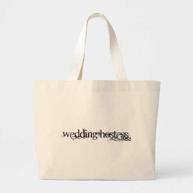 Wedding Hostess Large Tote Bag (Front)